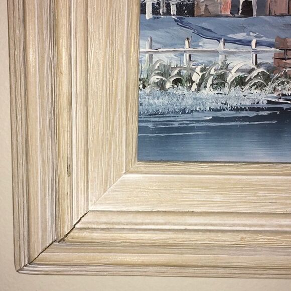 Oil Painting Winter on The Mill - Picture 6 of 8